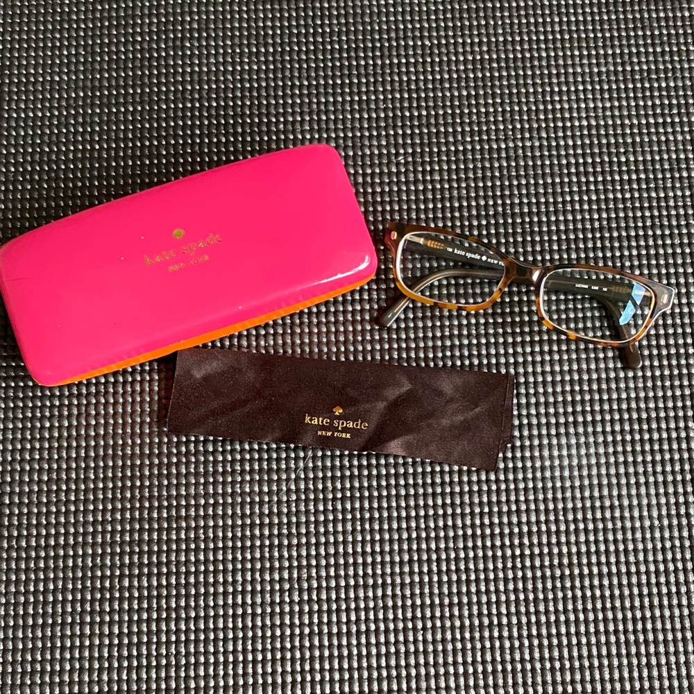 Kate Spade Women's Glasses in Brown and Gold